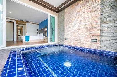 Camera familiare con 2 camere da letto, cucina e piscina privata di 155 m² — Hotel COCO Phuket Bangtao Beach